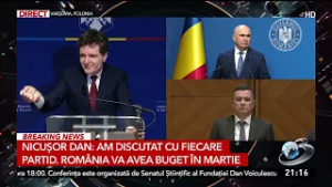 Nicușor Dan: „Dezbaterea pe buget este o dezbatere legitimă”.