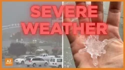 Active storm day across Arizona with tornado warnings and hail