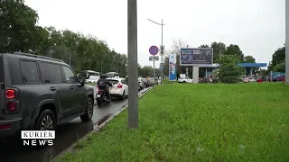 Russia Running Out of Fuel: Long Lines at Gas Stations