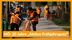 NÖ: 20 Jahre „Aktion Frühjahrsputz“
