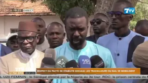 Respect du pacte de stabilité sociale: Les travailleurs du rail se mobilisent