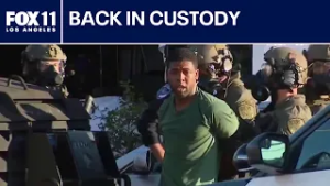 Escaped inmate captured after hourslong barricade