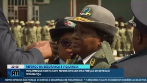 Moçambique conta com novos oficiais das Forças de Defesa e Segurança