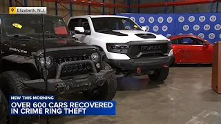 More than 600 cars recovered in crime theft ring