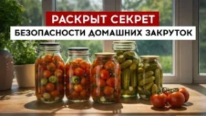 Раскрыт секрет безопасности домашних закруток