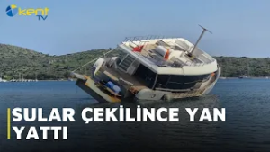 SULAR ÇEKİLİNCE YAN YATTI