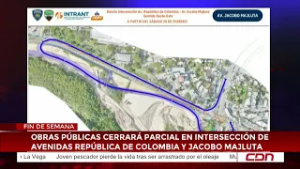 Obras Públicas cerrará parcial en intersección de avenidas de República de Colombia y Jacobo Majluta