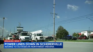 Downed power lines in Schererville cause more power outages in NW Indiana amid storm recovery