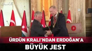 Ürdün Kralı'ndan Erdoğan'a Büyük Jest! En Yüksek Nişan Ödülü Verildi #Sondakika