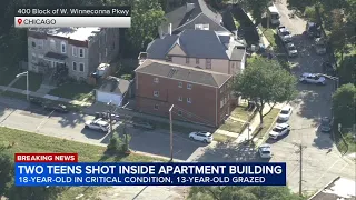 13-year-old among 2 injured in shooting at South Side apartment building, Chicago police say