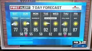 Friday evening weather forecast (7/31)