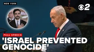 FULL SPEECH: Netanyahu says Israel 'prevented genocide', lashes out at Mamdani during UN speech