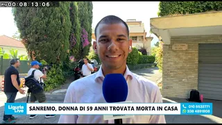 Sanremo, 59-year-old woman found dead in her home: son's statement under investigation