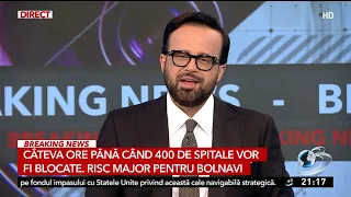 Surgeries in hospitals to be postponed. Pîslaru on the strike: Absolutely ridiculous
