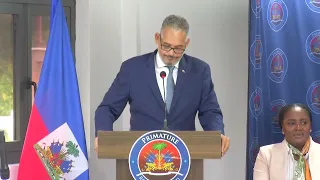 PM Alix Didier Fils-Aimé resevwa delegasyon medikal MSPP ki tal pote soutyen bay pèp Vénézuélien an