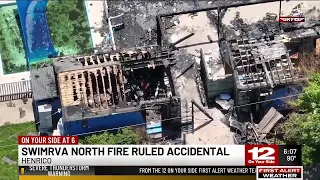 SwimRVA North fire ruled accidental