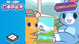 Il viaggio in Giappone 🚂 | TUTTA la Stagione 1 e 2 di Tom & Jerry Gokko  | Boomerang Italia