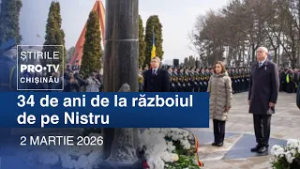 Știrile PRO TV (ORA 17:00) | 34 DE ANI DE LA RĂZBOIUL DE PE NISTRU | Moldova