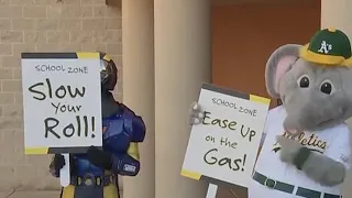 Nevada Furry Squad: Mascots help police slow down drivers in school zones
