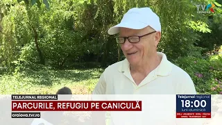 PARCURILE, REFUGIU PE CANICULĂ