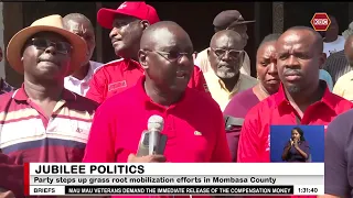 Jubilee Party steps up grassroots mobilization efforts in Mombasa County