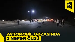 Yük və minik avtomobilləri toqquşdu