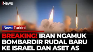 BREAKING! Perang Kian Meledak, Iran Bombardir Rudal Baru ke Israel dan Aset AS di Timur Tengah