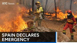 Over 250,000 evacuated as French, Spanish wildfires rage | RTÉ News