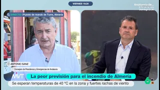 Antonio Sanz, sobre el "incendio en cuneta" de Almería: "Se convirtió en forestal" - Más Vale Tarde