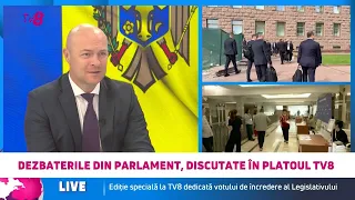 Ediție Specială la TV8: Guvernul Tofan cere votul de încredere al Parlamentului