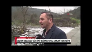 GEBZE’DEKİ DEREDE OLUŞAN YOĞUN KÖPÜK VE AĞIR KOKU MAHALLE SAKİNLERİNİ TEDİRGİN EDİYOR