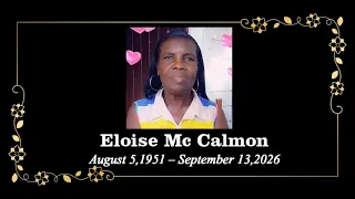 Death Announcement - Eloise Mc Calmon