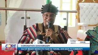 Olu of Imasayi marks 5th year on throne, gives back to community...!