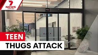 Security guard hospitalised after teen attack at Coomera Westfield | 7NEWS