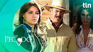 Lucrecia confirms that Justina is Gabino's mistress | Mi Pecado Episode 17 (Part 2) | tlnovelas