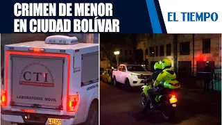 Minute-by-minute account of the murder of M3N0R found in Ciudad Bolívar | EL TIEMPO