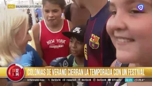 Las colonias de verano cierran la temporada de verano con un festival