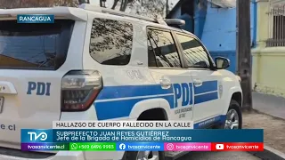 Encuentran cuerpo sin vida en vía pública de Rancagua