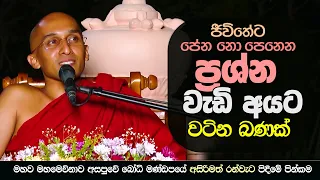 ප්‍රශ්න වැඩි අයට වටිනා බණක් | මහමෙව්නාව භාවනා අසපුව - මහව | Ven Ankubure Amithadeepa Thero