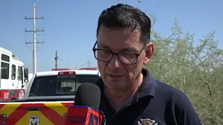 Fire at three warehouses west of Hermosillo mobilizes 50 firefighters
