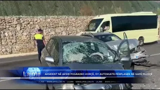 Aksident në aksin Pogradec-Korçë, perplasen dy automjete
