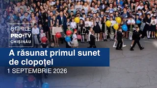 PRO TV News (13:00) | THE FIRST BELL RINGED | Moldova