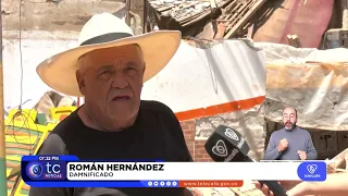 Family in Marsella lost everything after the emergency, but is looking to move forward