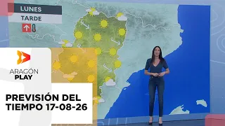 The weather in Aragon for Monday, August 17, 2026