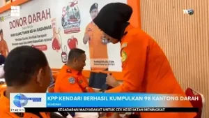 KPP KENDARI BERHASIL KUMPULKAN 98 KANTONG DARAH