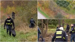 Tiesiai iš Pasvalio r.: pasidalijo užfiksuotais vaizdais iš drono nukritimo vietos