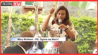 PS wa ũgima wa mwĩrĩ gũteta nĩ wongerereku wa ciĩko cia ũici wa kahũa Kirinyaga