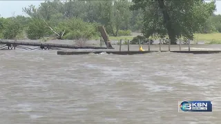Cheney Lake levels 4 feet above normal, releasing water