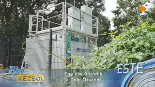 Egy éve őrködik a Zöld Őrszem