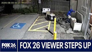 FOX 26 viewer donates money to victim of theft caught on camera